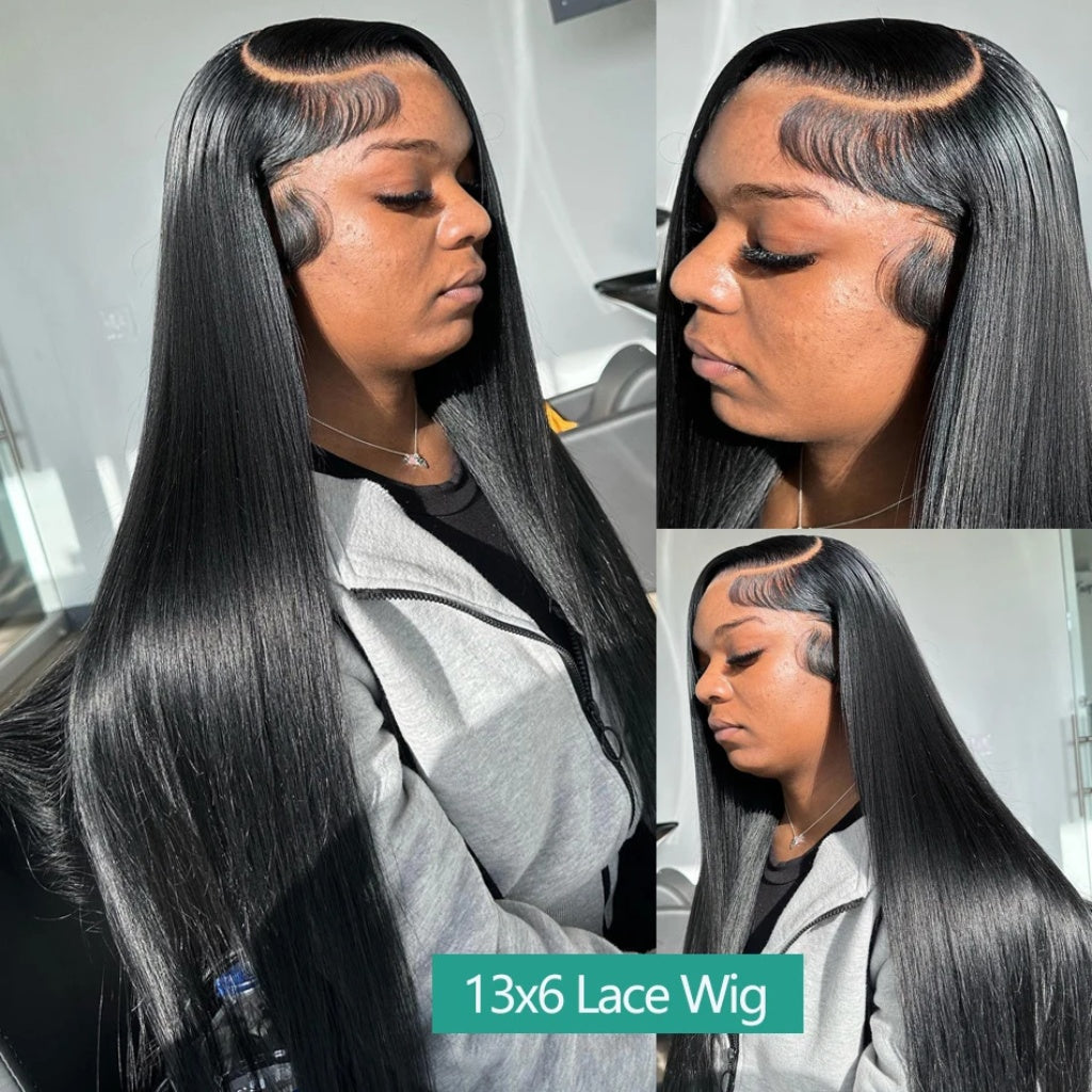 10A Straight 13x6 Lace Front Wig Best Human Virgin Hair Lace  display picture 1