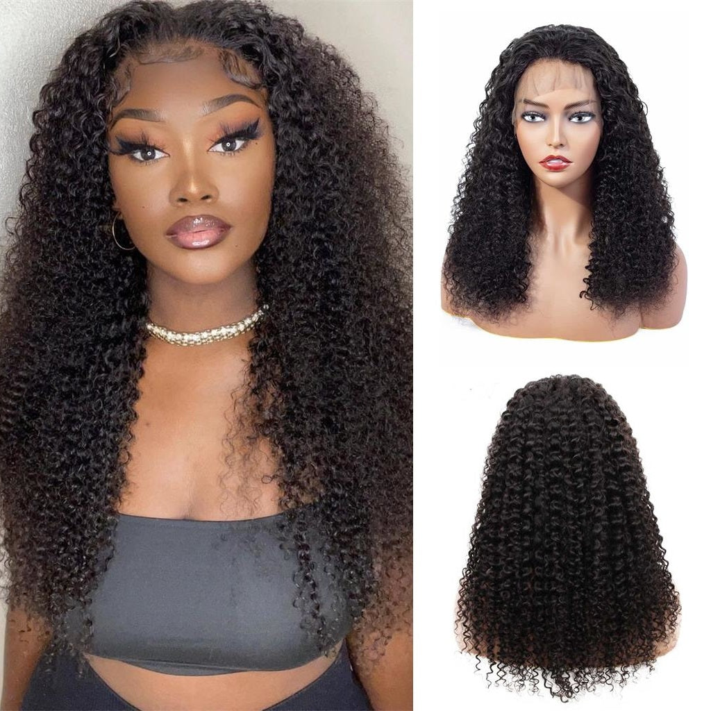 ?24” BLACK KINKY CURLY LACE FRONT WIG? *NEW*
? Amazon.com : Skouty 24 Inch Kinkycurly Wig Human Hair 13x4  main image 3