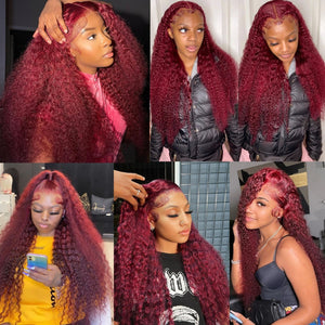 Burgundy_deep_wave_wig_red_hair_13x4_front_wig_lace_closure_wig_for_black_women