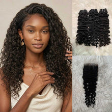 Load image into Gallery viewer, Burmese-curly-3-bundles-with-closure