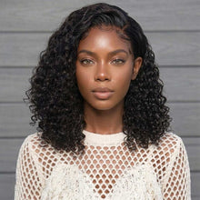 Load image into Gallery viewer, Burmese-curly-human-hair-bundles-with-closure-install