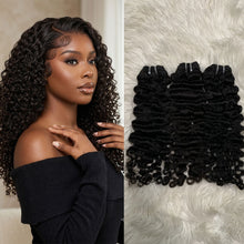 Load image into Gallery viewer, Burmese-curly-virgin-hair-3-bundle-deal