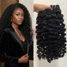 Load image into Gallery viewer, Burmese-curly-virgin-hair-4-bundles-deal