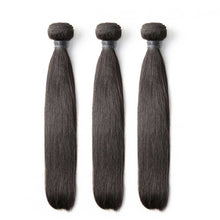 Load image into Gallery viewer, Brazilian-virgin-hair-straight-3-hair-bundles-on-sale